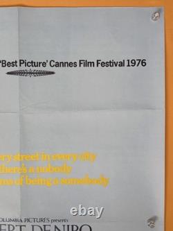 TAXI DRIVER (1976) excellent condition original UK quad poster Robert De Niro