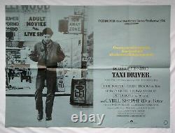 TAXI DRIVER (1976) original UK 1st release quad movie poster Robert De Niro