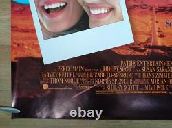 THELMA AND LOUISE (1991) rare ROLLED double-sided original UK quad movie poster