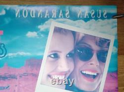 THELMA AND LOUISE (1991) rare ROLLED double-sided original UK quad movie poster