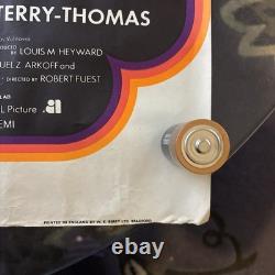 THE ABOMINABLE DR PHIBES 1971 VINCENT PRICE Original UK quad movie film poster