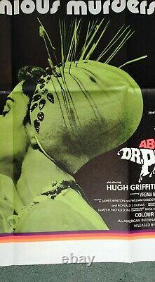 THE ABOMINABLE DR PHIBES (1971) original UK quad movie poster VINCENT PRICE