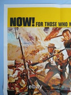 THE ALAMO (1960, RR1967) original UK quad poster John Wayne, Richard Widmark