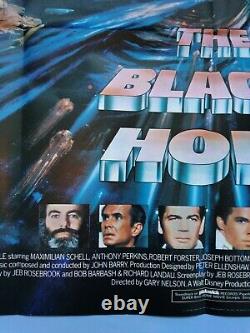 THE BLACK HOLE (1979) original UK quad movie poster DISNEY -great sci-fi artwork
