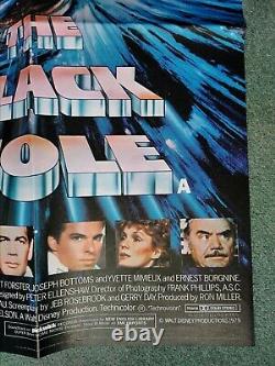 THE BLACK HOLE (1979) original UK quad movie poster Disney Sci-fi