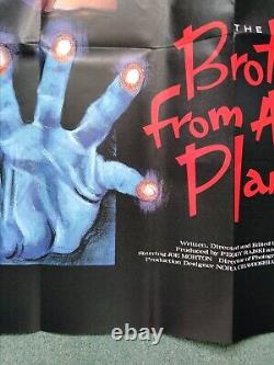 THE BROTHER FROM ANOTHER PLANET (1984) orig quad movie poster -Sci-fi comedy