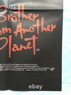 THE BROTHER FROM ANOTHER PLANET (1984) original quad movie poster -Sci-fi comedy