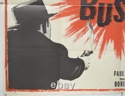 THE CRIMEBUSTERS (1962) Original Cinema Quad Movie Poster Cain's Hundred
