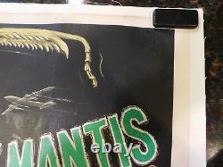 THE DEADLY MANTIS Original British Quad Movie Poster, 30 x 40, C8 Very Fine