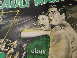 THE DEADLY MANTIS Original British Quad Movie Poster, 30 x 40, C8 Very Fine