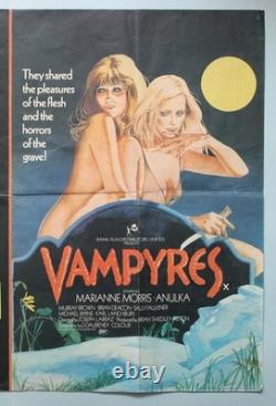 THE DEVILS RAIN / VAMPYRES DOUBLE BILL Vintage UK Quad Poster 1974