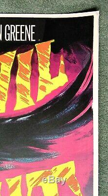 THE DEVIL RIDES OUT (1968) original UK quad movie poster LinenBd HAMMER HORROR