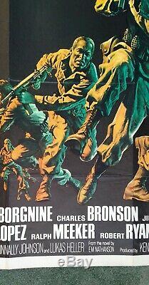 THE DIRTY DOZEN (1967) original UK quad movie poster-1st RELEASE- Marvin Bronson