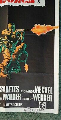 THE DIRTY DOZEN (1967) original UK quad movie poster-1st RELEASE- Marvin Bronson