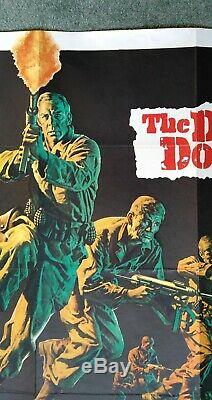 THE DIRTY DOZEN (1967) original UK quad movie poster-1st RELEASE- Marvin Bronson