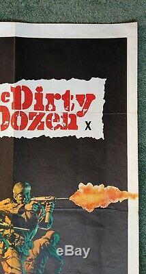 THE DIRTY DOZEN (1967) original UK quad movie poster-1st RELEASE- Marvin Bronson