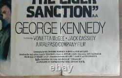 THE EIGER SANCTION' (1975) Original UK Quad Movie Poster CLINT EASTWOOD