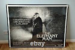 THE ELEPHANT MAN (1980) original UK 1st release quad movie poster David Lynch