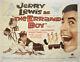 The Errand Boy (1961) Original Cinema Quad Movie Poster Jerry Lewis