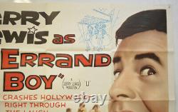 THE ERRAND BOY (1961) Original Cinema Quad Movie Poster Jerry Lewis