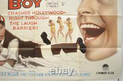 THE ERRAND BOY (1961) Original Cinema Quad Movie Poster Jerry Lewis