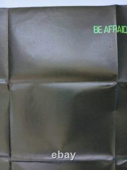 THE FLY (1986) rare original UK teaser quad poster David Cronenberg horror