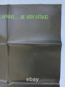 THE FLY (1986) rare original UK teaser quad poster David Cronenberg horror