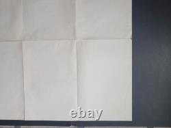 THE GODFATHER ORIGINAL FIRST RELEASE UK QUAD POSTER 30 x 40 MARLON BRANDO