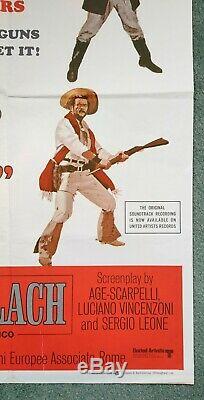 THE GOOD THE BAD AND THE UGLY (1966) original UK quad movie poster 1st release