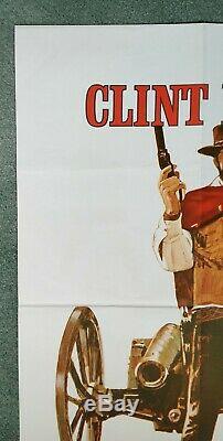 THE GOOD THE BAD AND THE UGLY (1966) original UK quad movie poster 1st release