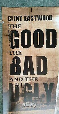THE GOOD THE BAD AND THE UGLY original d/s quad movie poster Park Circus 2008R