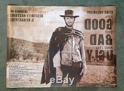 THE GOOD THE BAD AND THE UGLY original d/s quad movie poster Park Circus 2008R