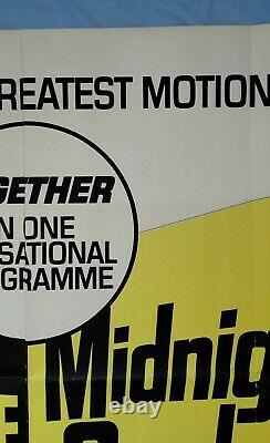 THE GRADUATE / MIDNIGHT COWBOY (RR 1970s) rare original UK d/b quad movie poster