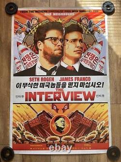 THE INTERVIEW One Sheet Original Movie Poster Cinema Poster