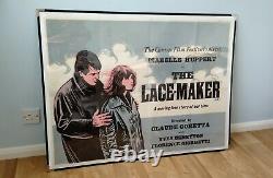 THE LACEMAKER (1977) v. Rare original UK quad movie poster Peter Strausfeld art