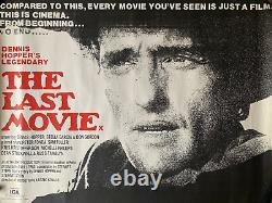 THE LAST MOVIE Official UK Quad Movie Poster 1971 DENNIS POTTER