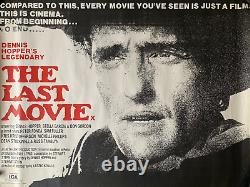 THE LAST MOVIE UK Quad Movie Poster 1971 DENNIS POTTER KRIS KRISTOFFERSON