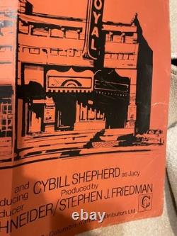 THE LAST PICTURE SHOW UK Quad poster RARE version Peter Bogdanovich 70s MCM