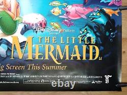THE LITTLE MERMAID (1989/RR1998) original advance double-sided UK quad poster
