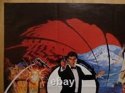 THE LIVING DAYLIGHTS (1987) original UK quad film/movie poster, James Bond 007