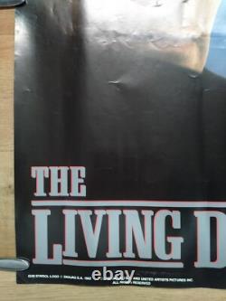 THE LIVING DAYLIGHTS (1987) original rare rolled UK teaser QUAD POSTER -Bond 007
