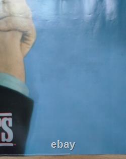 THE LIVING DAYLIGHTS (1987) original rare rolled UK teaser QUAD POSTER -Bond 007
