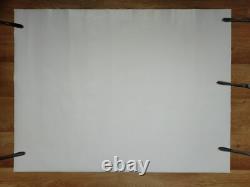 THE LIVING DAYLIGHTS (1987) original rare rolled UK teaser QUAD POSTER -Bond 007