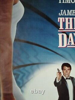 THE LIVING DAYLIGHTS v. Rare orig London West End 40x60 double quad poster 007