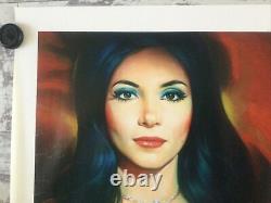 THE LOVE WITCH Rare Uk Quad Movie Poster 40 x 30 rolled kitsch