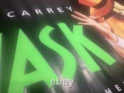 THE MASK 1994 Original Movie Cinema Quad Poster Jim Carrey Cameron Diaz