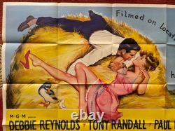 THE MATING GAME (1959) Original UK Quad Movie Poster Debbie Reynolds