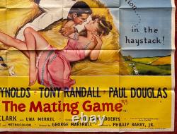 THE MATING GAME (1959) Original UK Quad Movie Poster Debbie Reynolds