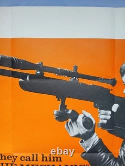 THE MECHANIC (1972) original UK quad poster Michael Winner Charles Bronson