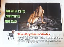 THE MEPHISTO WALTZ 1971 ORIGINAL POSTER UK QUAD 30x40 VINTAGE